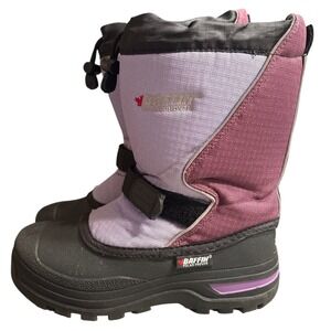 Baffin Mustang Junior Snow Boots, Youth Size 5, Plum Purple, Snow Play, Outdoors